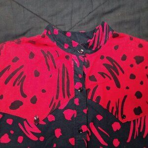 Vintage Viaje Abstract Strokes Western Button Shirt